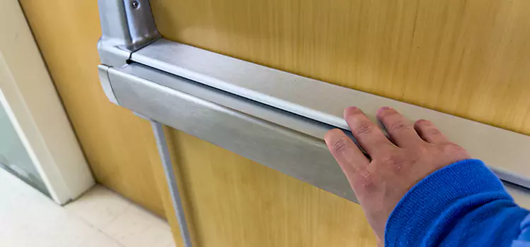 Installing a Push Bar on a Door Melbourne